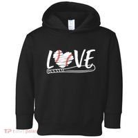 Baseball Love Heart Summer Sport Toddler Hoodie thumb 0