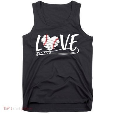 Baseball Love Heart Summer Sport Tank Top
