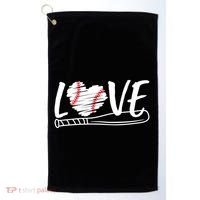 Baseball Love Heart Summer Sport Golf Towel thumb 0