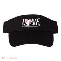 Baseball Love Heart Summer Sport Visor thumb 0