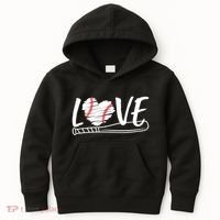 Baseball Love Heart Summer Sport Kids Hoodie thumb 0