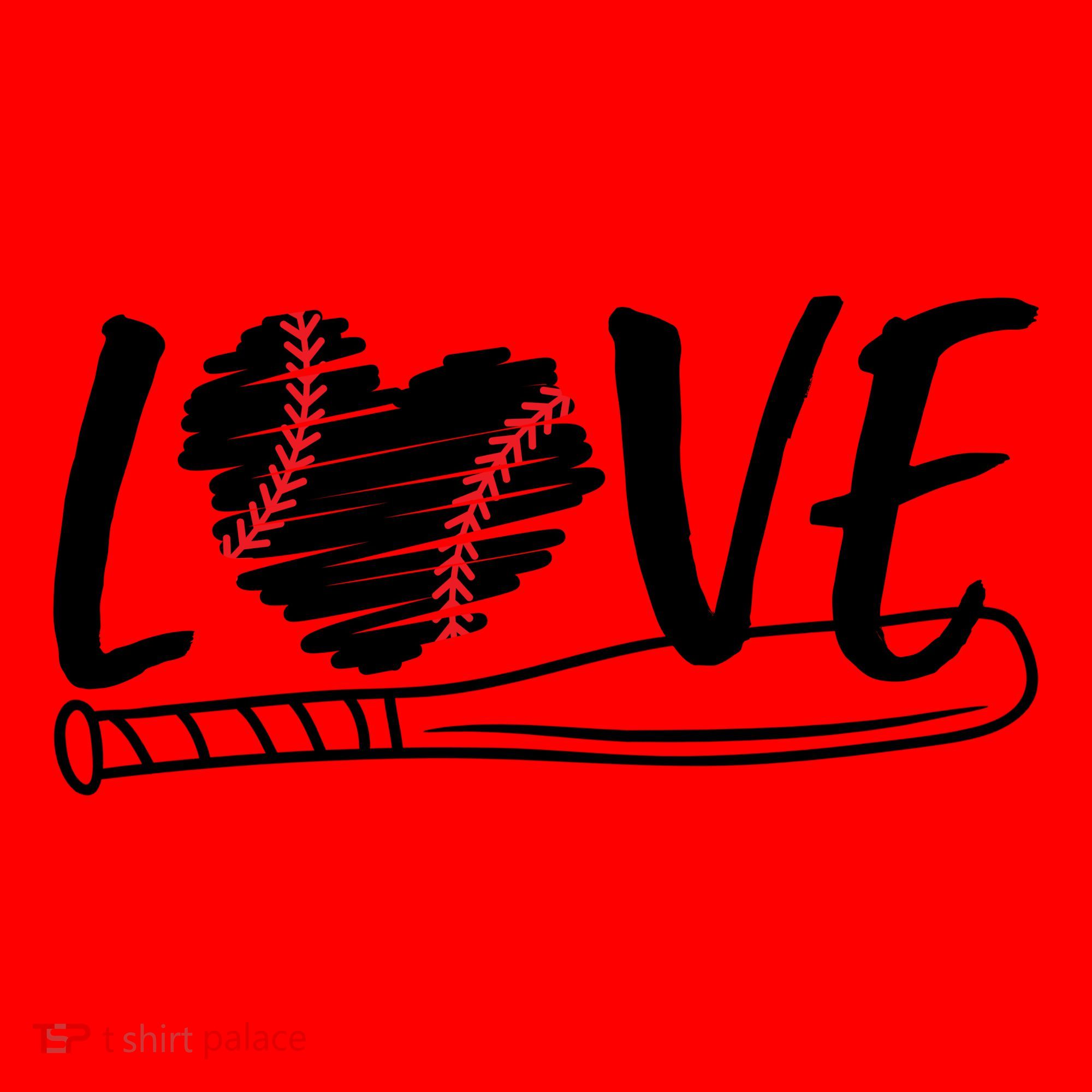 Baseball Love Heart Summer Sport Santa Hat