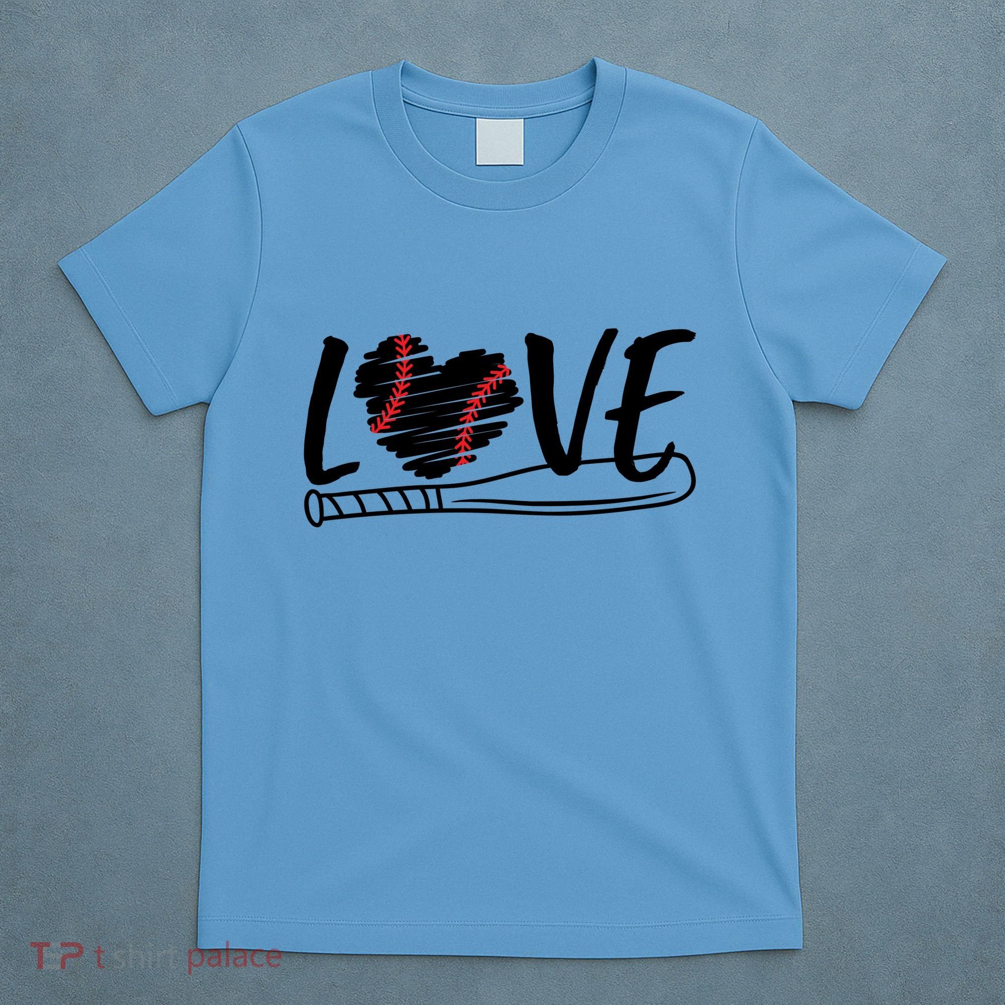 Baseball Love Heart Summer Sport T-Shirt