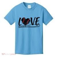 Baseball Love Heart Summer Sport Kids T-Shirt thumb 0