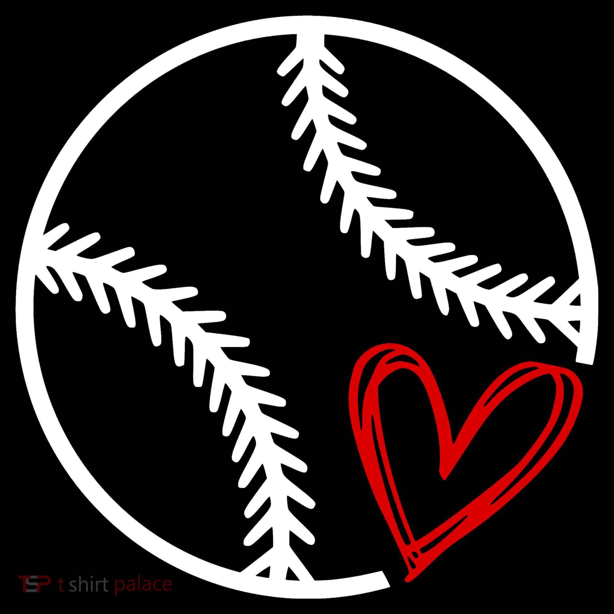 Baseball Lovers Heart Bucket Hat