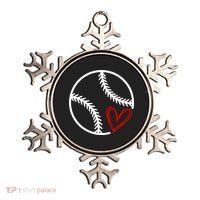 Baseball Lovers Heart Ornament thumb 0
