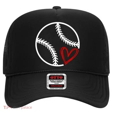 Baseball Lovers Heart Hat