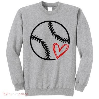 Baseball Lovers Heart Sweatshirt