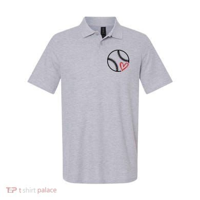 Baseball Lovers Heart Polo