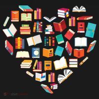 Book Lover Heart Shape Reading Club Librarian Bookworm Ornament thumb 1