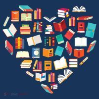 Book Lover Heart Shape Reading Club Librarian Bookworm Long Sleeve Shirt thumb 2