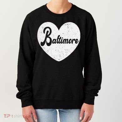 Baltimore Love Heart Support Tribute Women's Sweatshirt