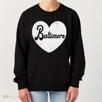 Baltimore Love Heart Support Tribute Women's Sweatshirt thumb 0