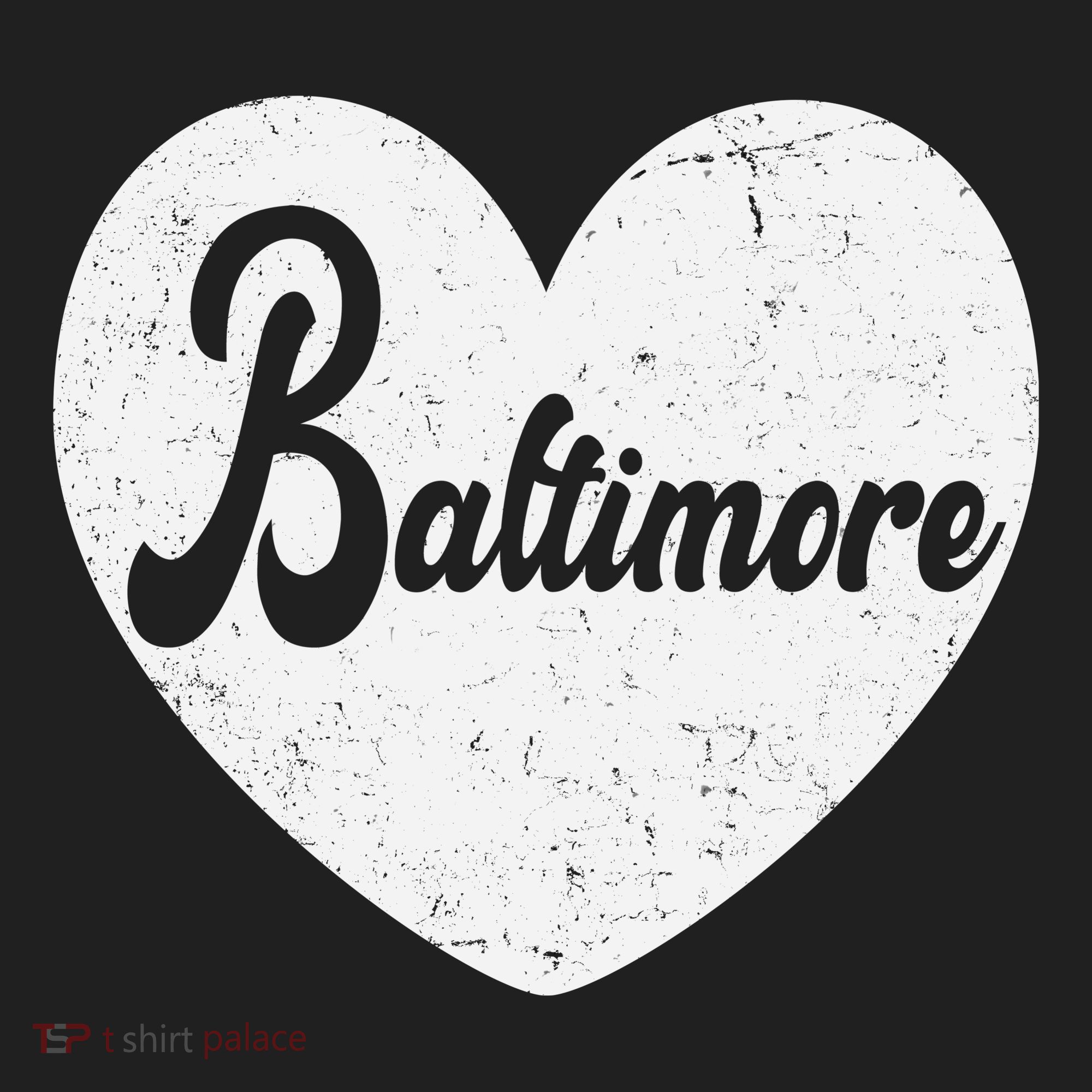 Baltimore Love Heart Support Tribute Women's Sweatshirt