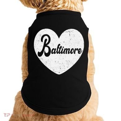 Baltimore Love Heart Support Tribute Doggie Tank