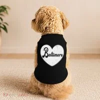 Baltimore Love Heart Support Tribute Doggie Tank thumb 2