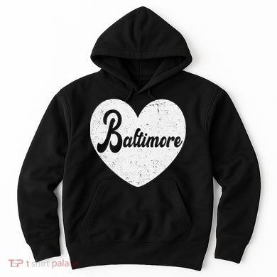 Baltimore Love Heart Support Tribute Hoodie