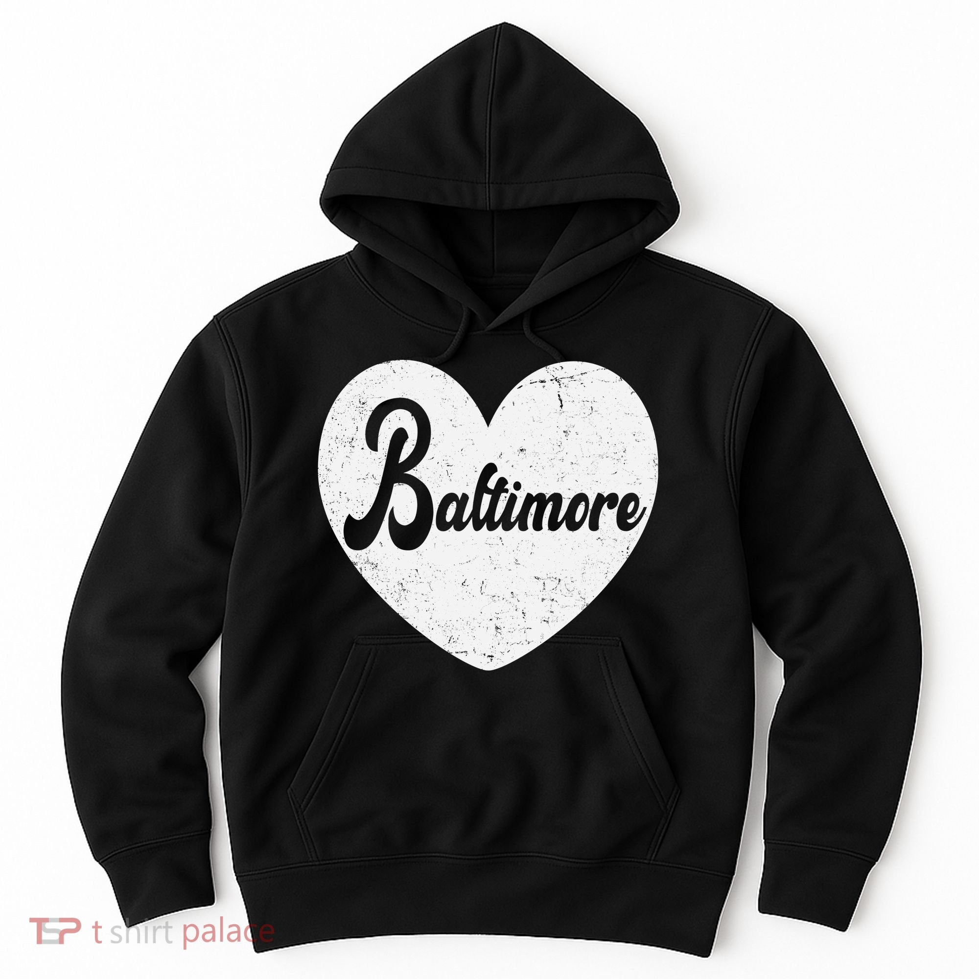 Baltimore Love Heart Support Tribute Hoodie