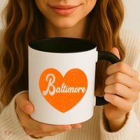 Baltimore Love Heart Support Tribute Coffee Mug thumb 3
