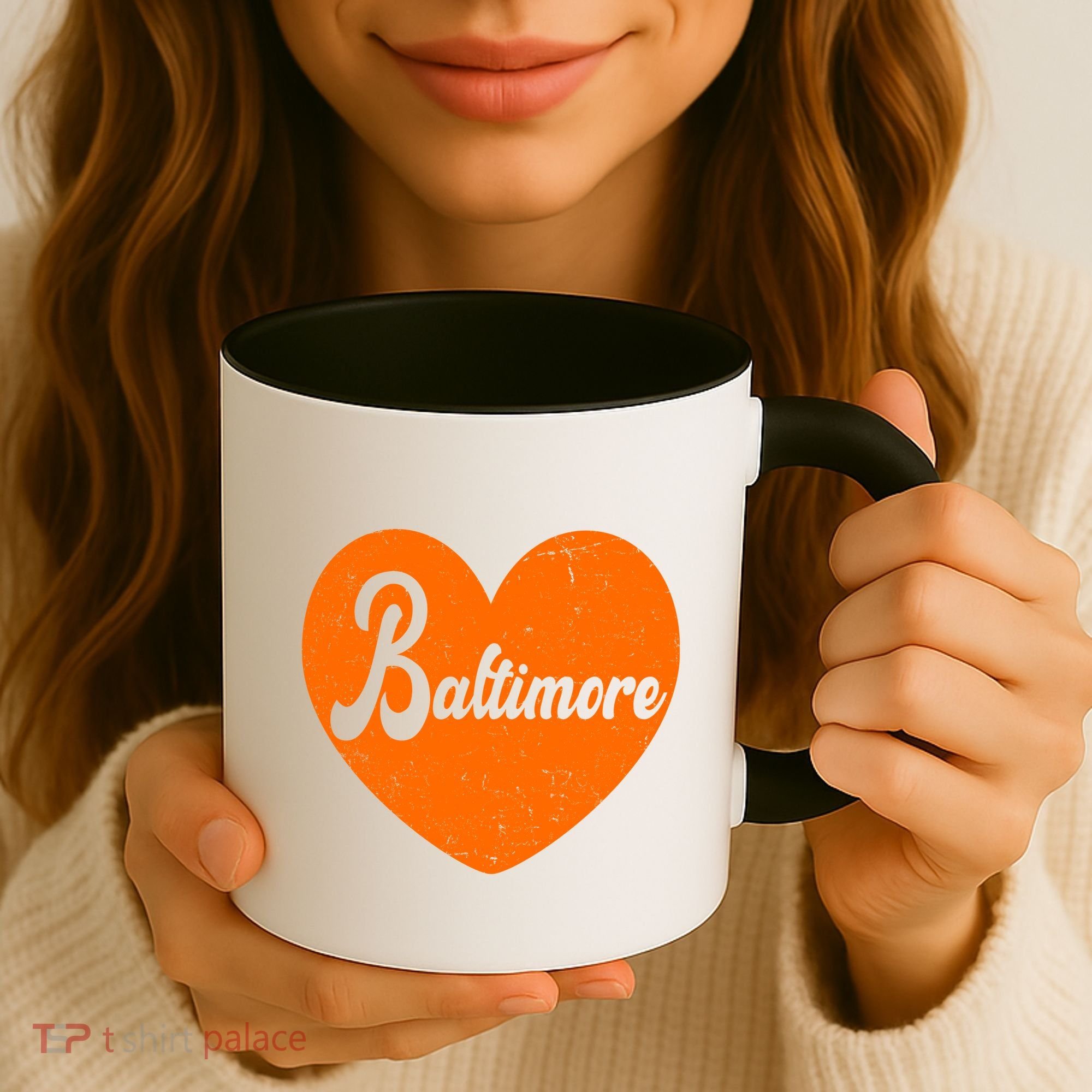 Baltimore Love Heart Support Tribute Coffee Mug