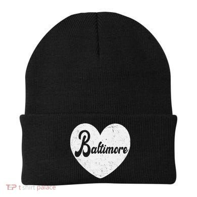Baltimore Love Heart Support Tribute Beanie
