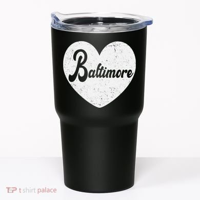 Baltimore Love Heart Support Tribute Tumbler