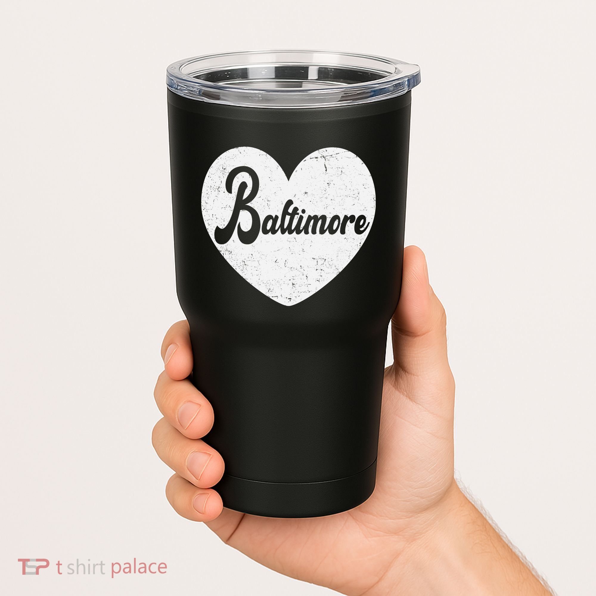 Baltimore Love Heart Support Tribute Tumbler