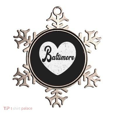 Baltimore Love Heart Support Tribute Ornament