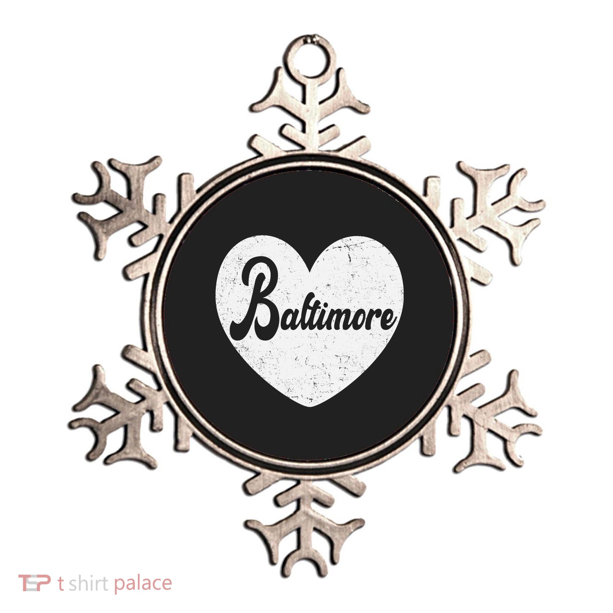 Baltimore Love Heart Support Tribute Ornament