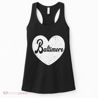 Baltimore Love Heart Support Tribute Women's Tank Top thumb 0