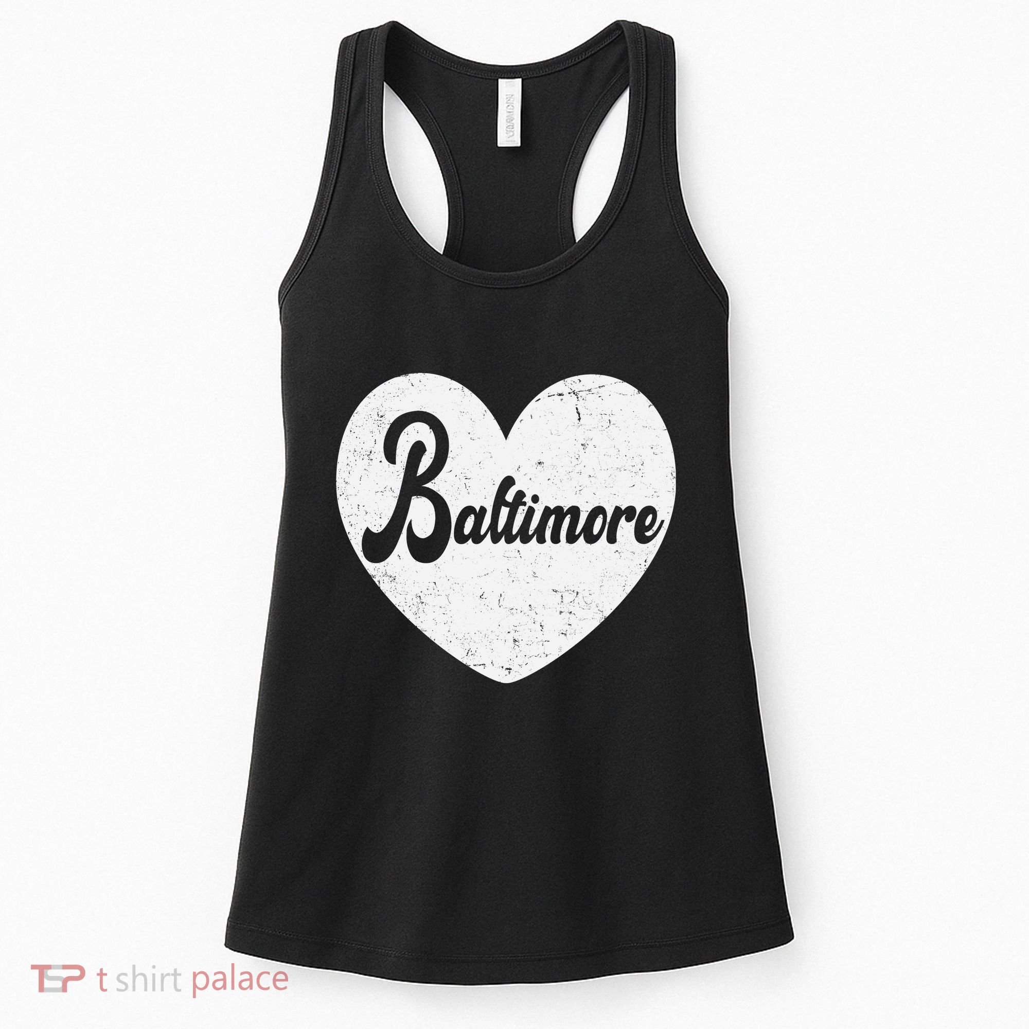 Baltimore Love Heart Support Tribute Women's Tank Top