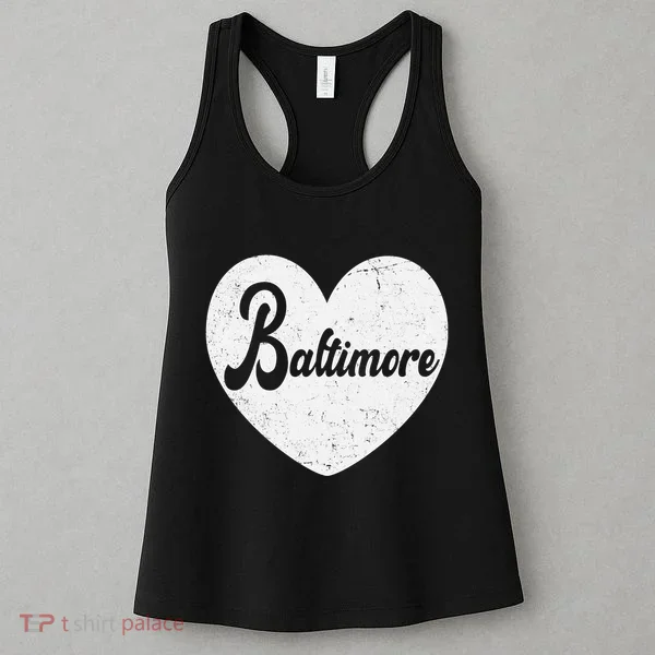 Baltimore Love Heart Support Tribute Women's Tank Top