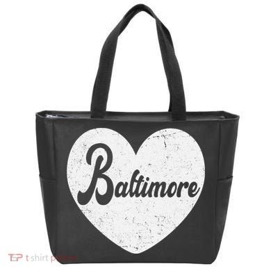 Baltimore Love Heart Support Tribute Bag