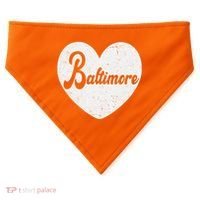 Baltimore Love Heart Support Tribute USA-Made Doggie Bandana thumb 0