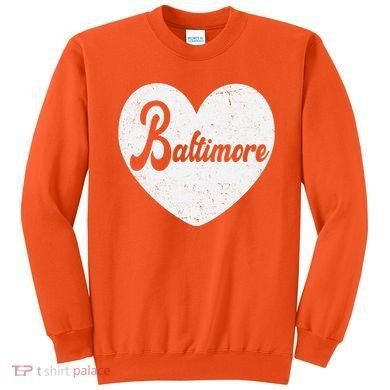Baltimore Love Heart Support Tribute Sweatshirt