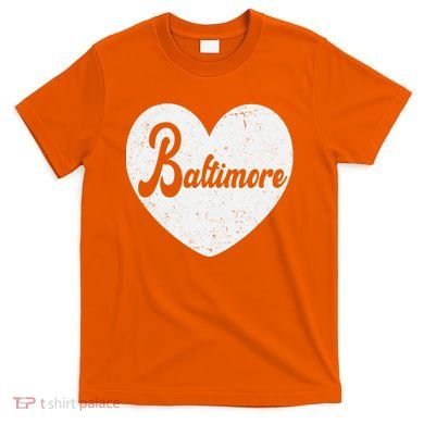 Baltimore Love Heart Support Tribute T-Shirt