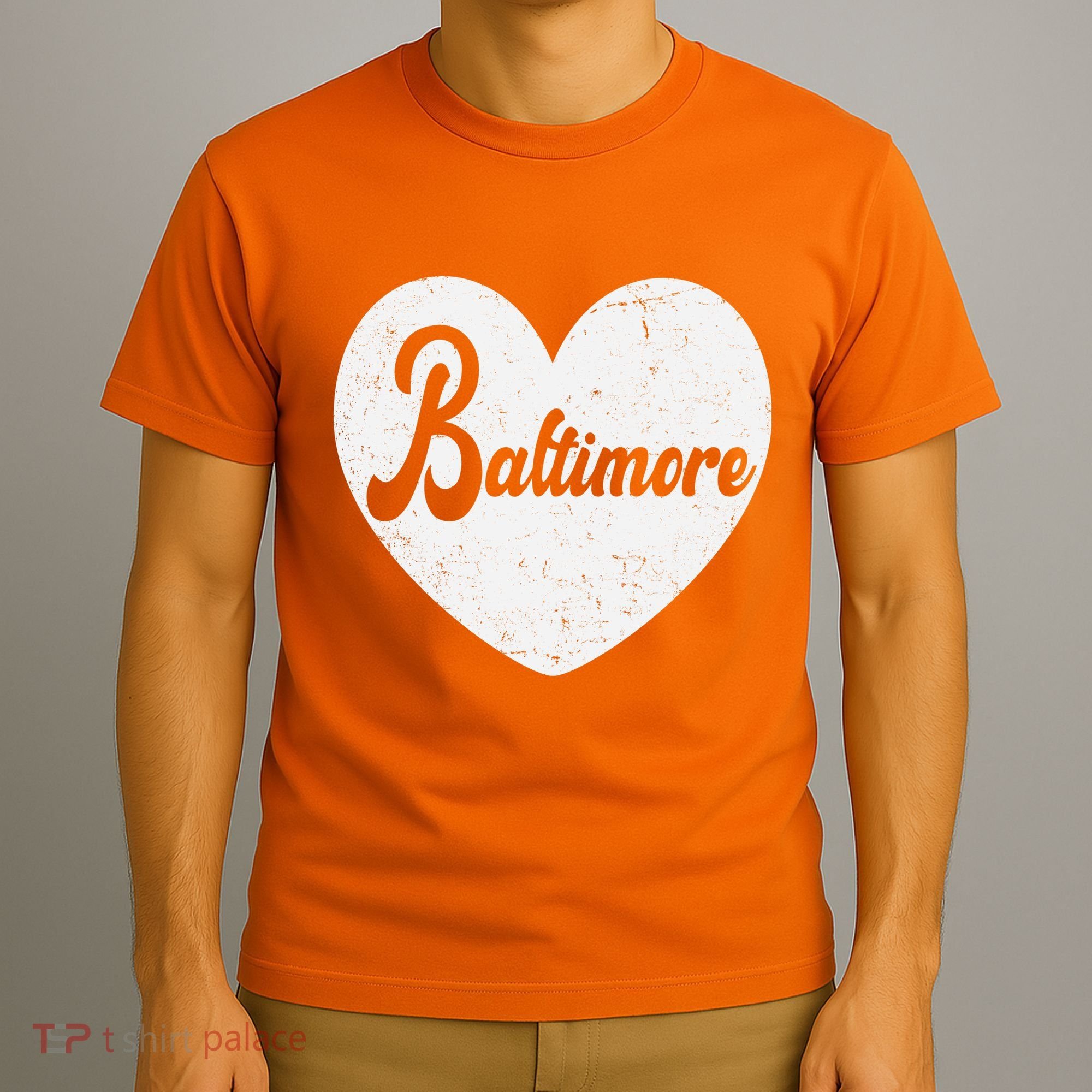 Baltimore Love Heart Support Tribute T-Shirt