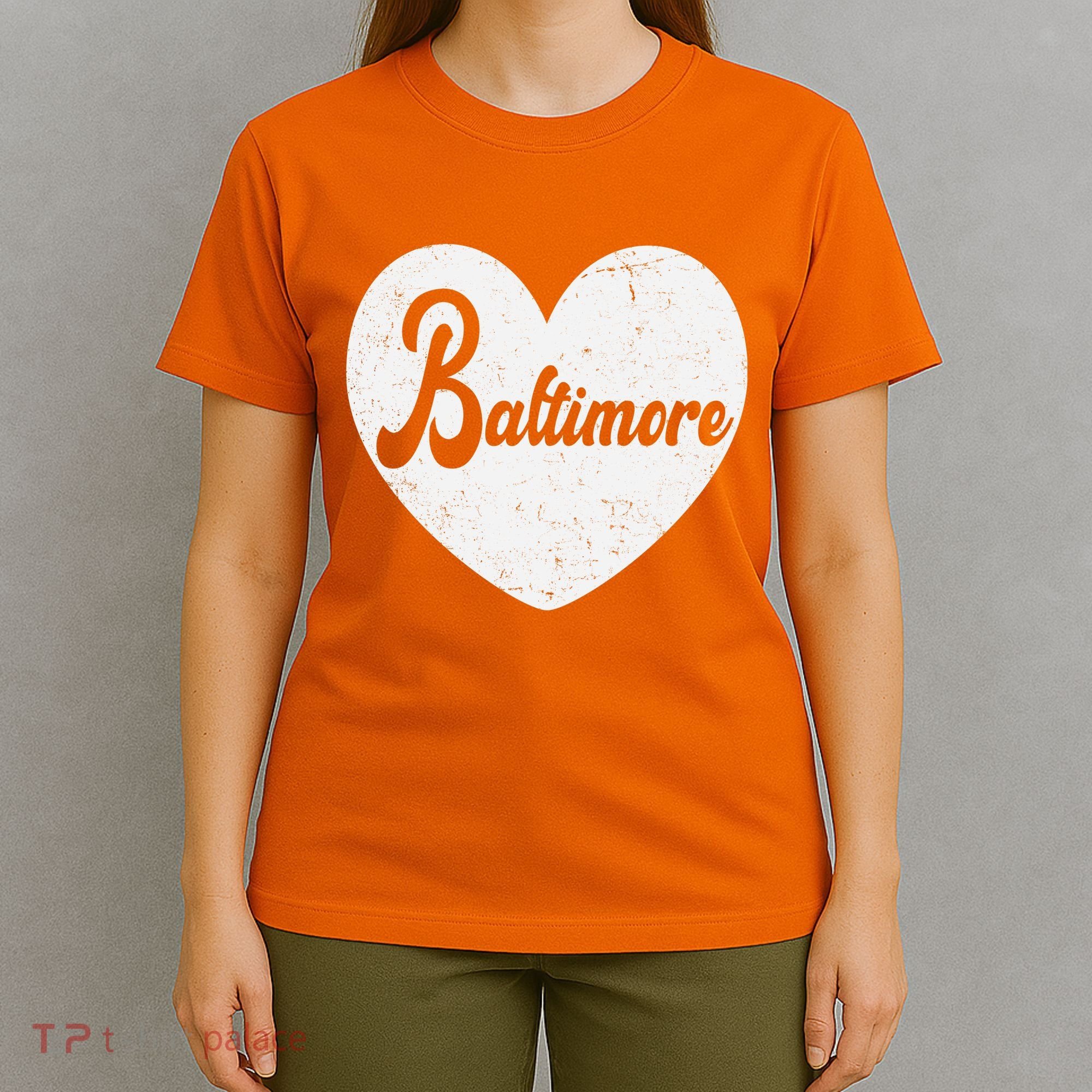 Baltimore Love Heart Support Tribute T-Shirt
