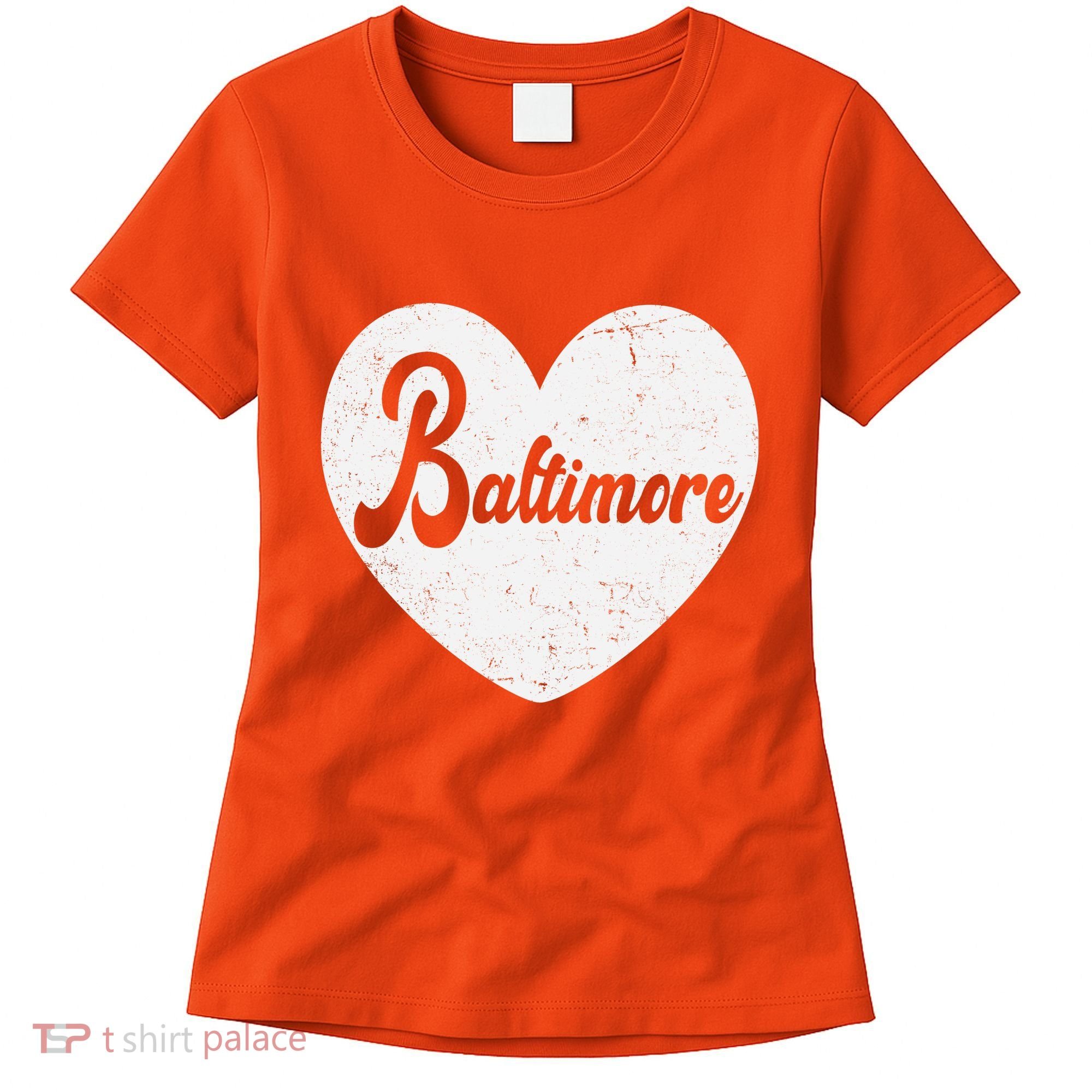 Baltimore Love Heart Support Tribute Women's T-Shirt