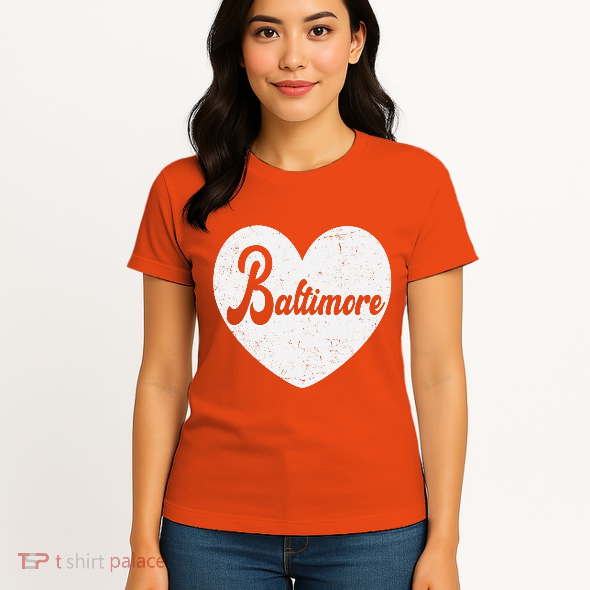 Baltimore Love Heart Support Tribute Women's T-Shirt