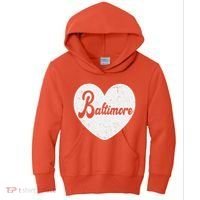 Baltimore Love Heart Support Tribute Kids Hoodie thumb 0