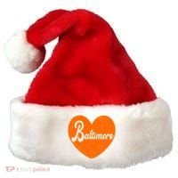 Baltimore Love Heart Support Tribute Santa Hat thumb 0
