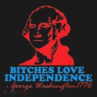 Bitches Love Independence Thomas Jefferson Apron thumb 3