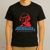 Bitches Love Independence Thomas Jefferson T-Shirt thumb 3