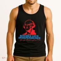 Bitches Love Independence Thomas Jefferson Tank Top thumb 3