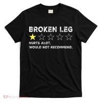 Broken Leg Injury Recovery Funny Get Well Soon T-Shirt thumb 0