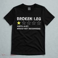 Broken Leg Injury Recovery Funny Get Well Soon T-Shirt thumb 5