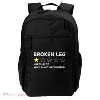 Broken Leg Injury Recovery Funny Get Well Soon Backpack thumb 0