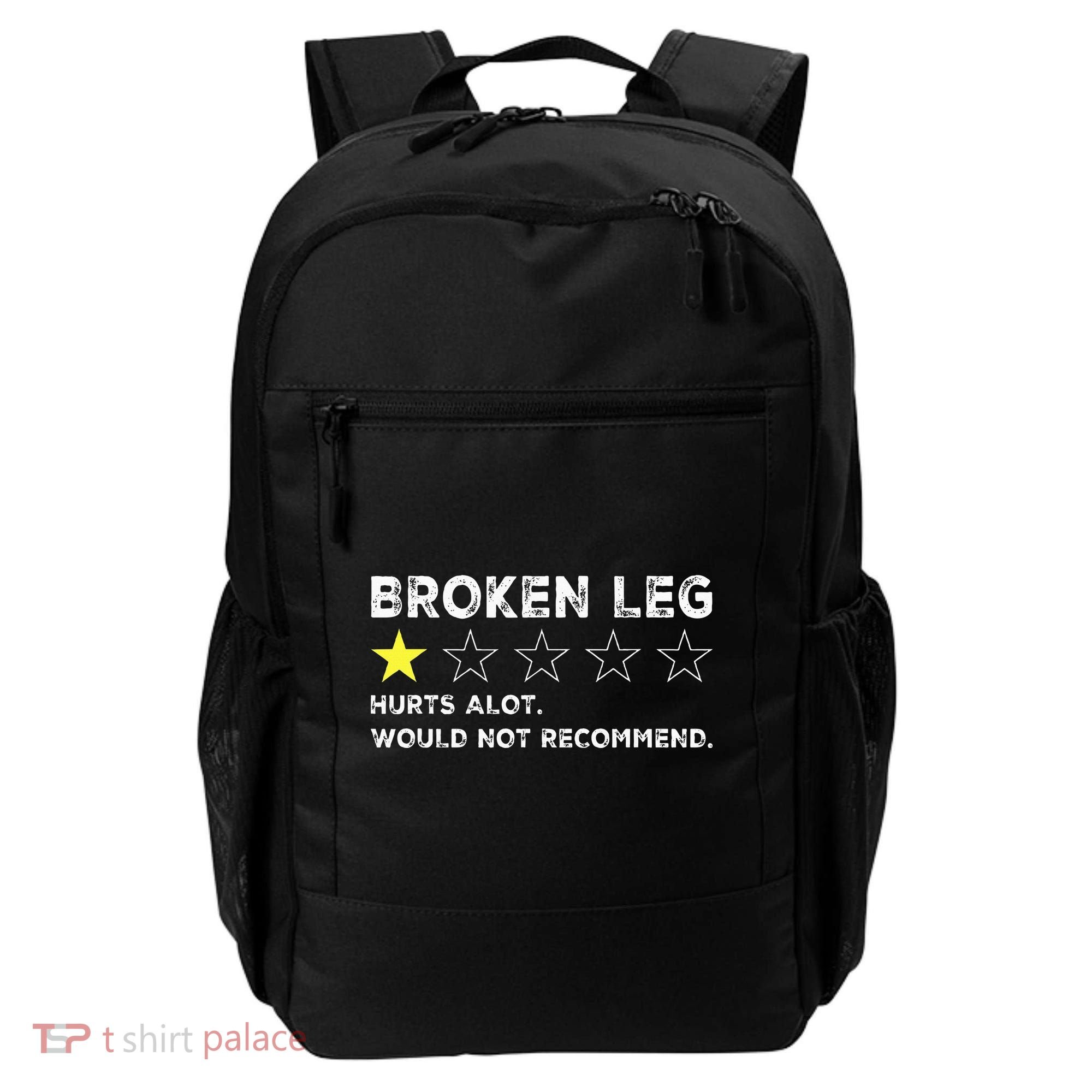 Broken Leg Injury Recovery Funny Get Well Soon Backpack