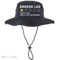 Broken Leg Injury Recovery Funny Get Well Soon Bucket Hat thumb 0